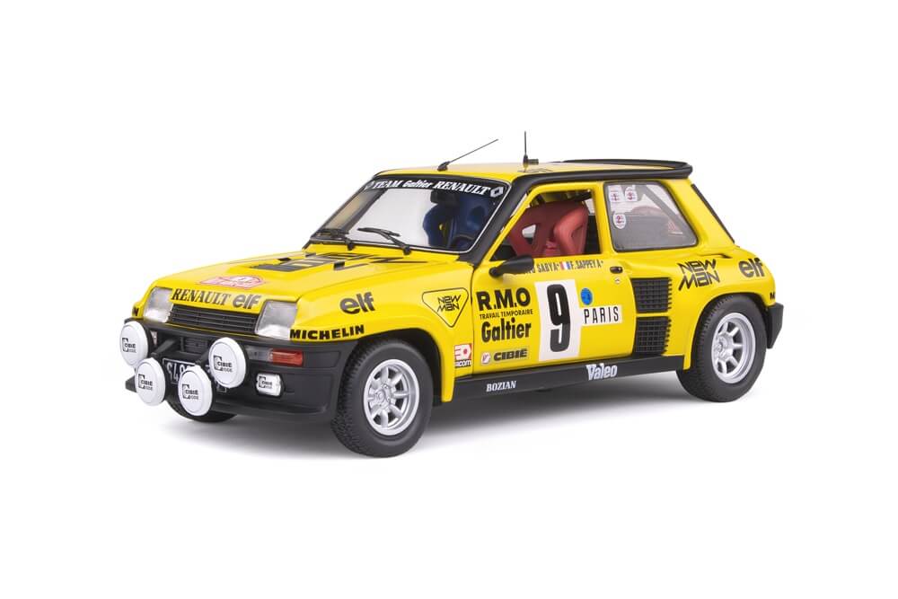 Solido Renault 5 Turbo Rallye Monte Carlo 1982 #9 B.Saby