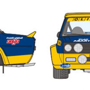 Tamiya Fiat 131 Abarth Rally Olio Fiat Ref 20069 Escala 1:20