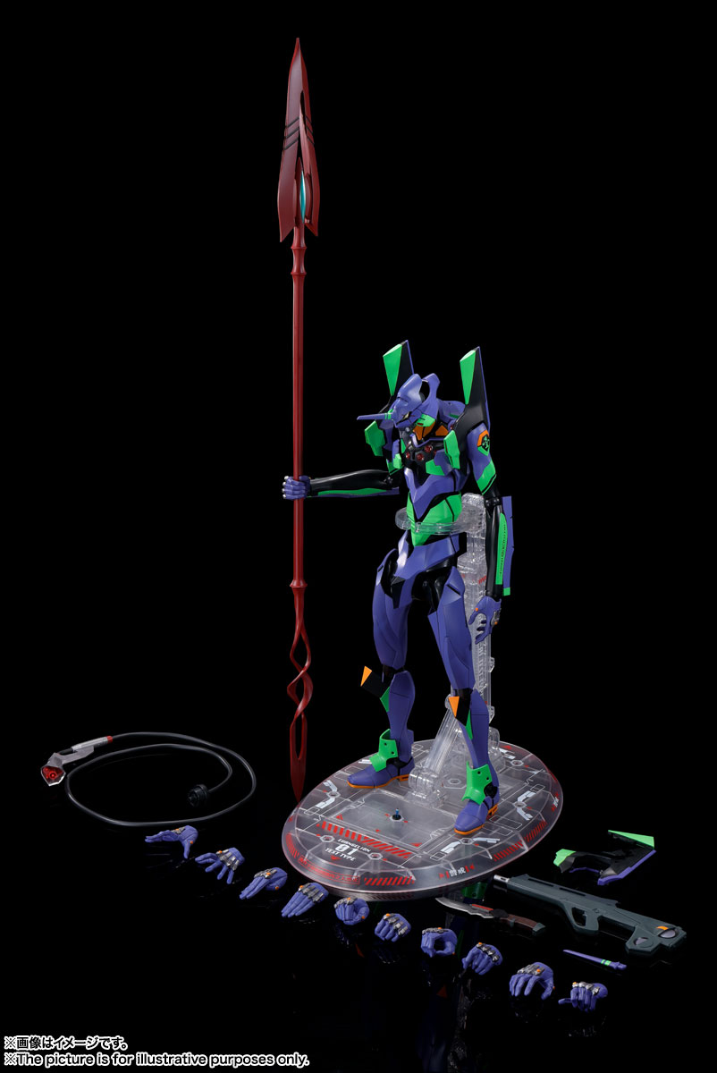 Evangelion 3.0+1.0 Renewal Color Evangelion Dynaction EVA Unit-01 Test Type + Spear of Cassius