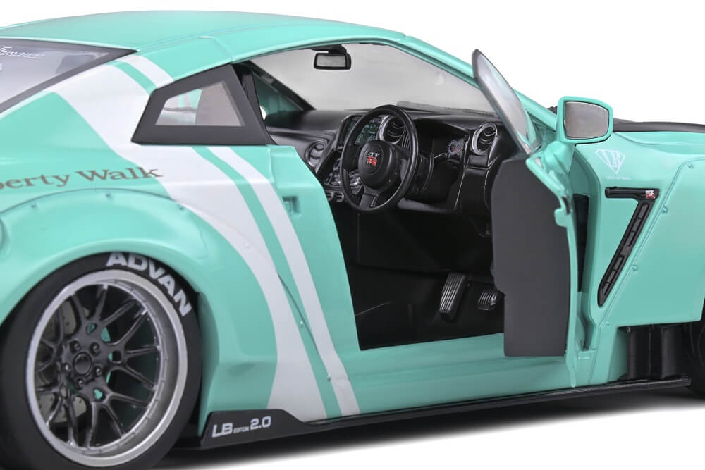 Solido Nissan GTR35 LB Works Type 2 Mint Green 2020