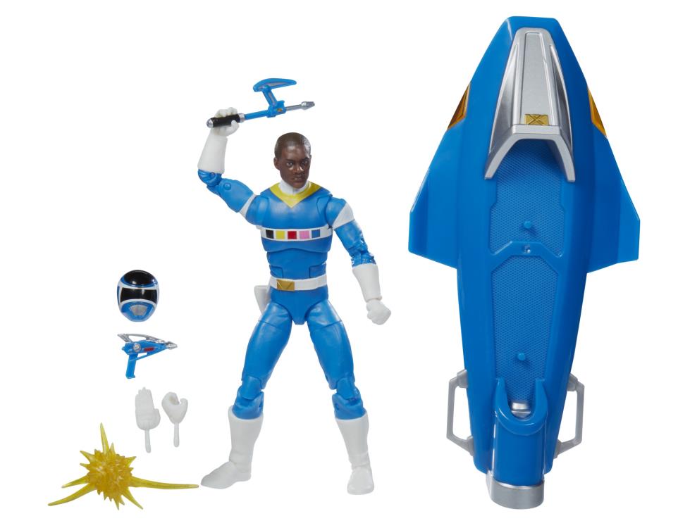 In Space Blue Ranger & Galaxy Glider Power Rangers Lightning Collection
