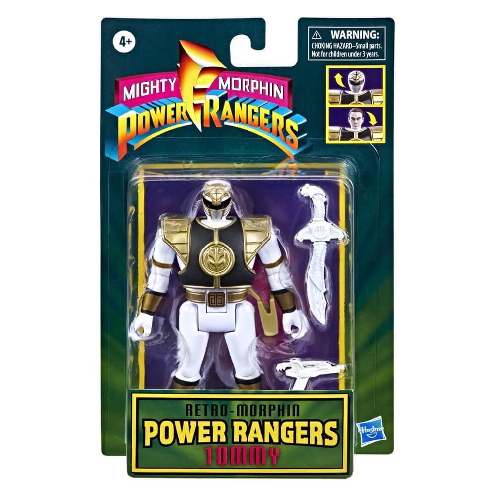 Power Rangers Retro-Morphin White Ranger Tommy