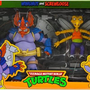 Wingnut & Screwloose 2 Pack Teenage Mutant Ninja Turtles Cartoon Scale Action Figure