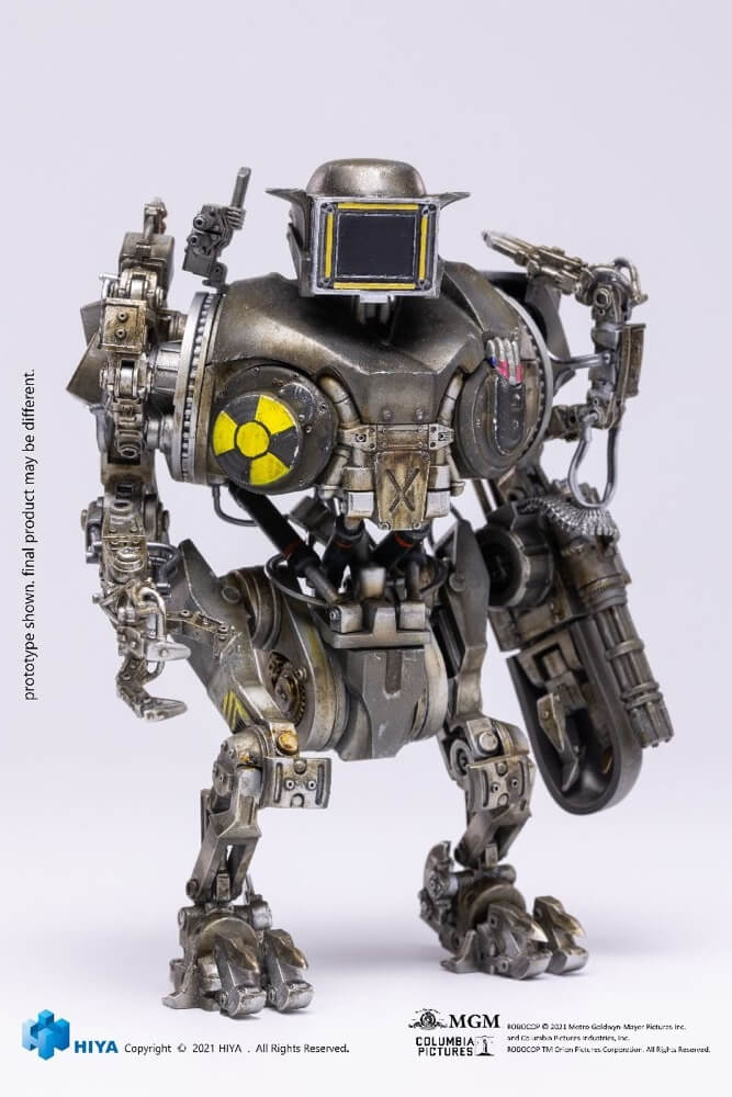Robocain Battle Damaged Robot RoboCop 2 Previews Exclusive Figure Scale 1/18