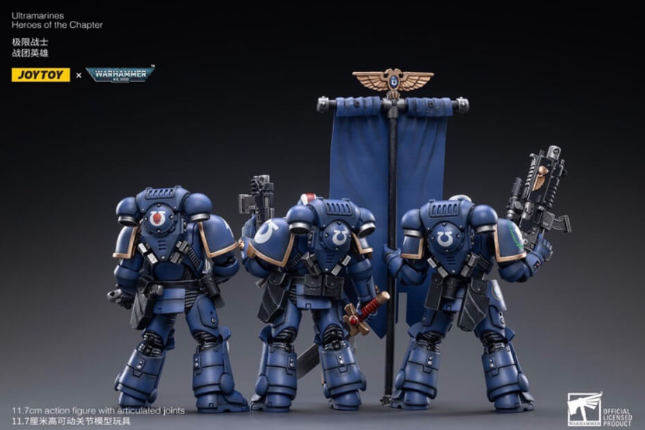 Warhammer 40K Ultramarines Brother Veteran Sergeant Castor