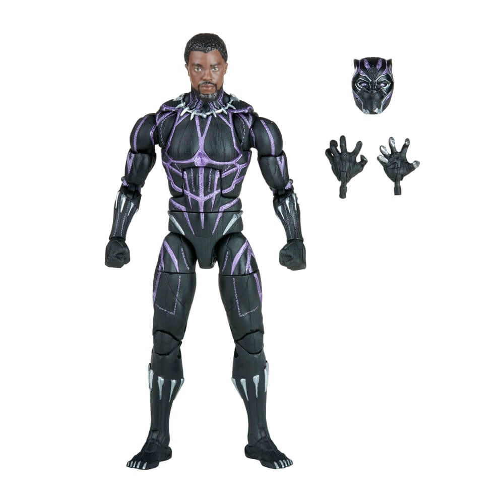 Marvel Legends Series: Black Panther - Everett Ross (Legacy Collection) Action Figure 15 Cm Con Accessorio, Build-A-Figure