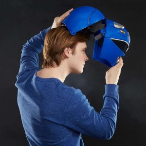 Power Rangers Lightning Collection Mighty Morphin Blue Ranger Helmet