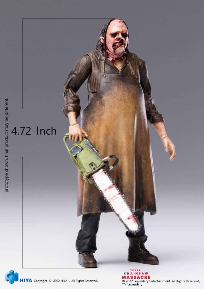 Leatherface Texas Chainsaw Massacre 2022 1/18 Scale Preveiws Exclusive Figure