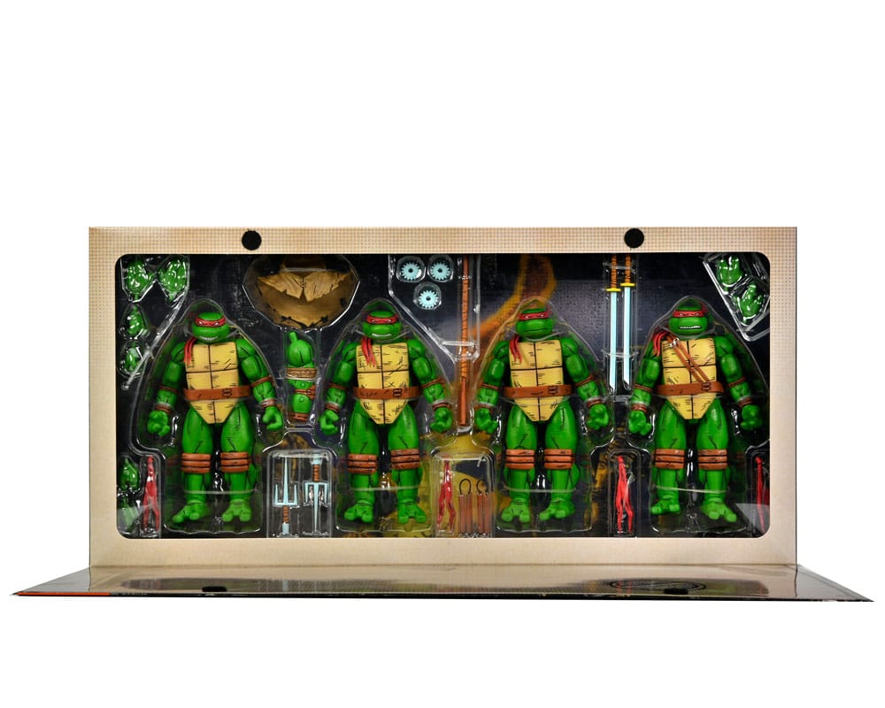 Pack Leonardo, Raphael, Michelangelo, & Donatello Teenage Mutant Ninja Turtles (Mirage Comics)