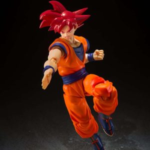 Super Saiyan God Goku Saiyan God of Virtue Dragon Ball Super S.H Figuarts