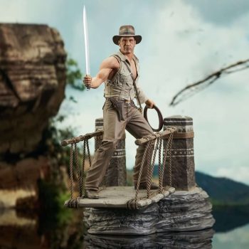 Indiana Jones and the Temple of Doom Indiana Jones (Rope Bridge Standoff) Deluxe Gallery Diorama