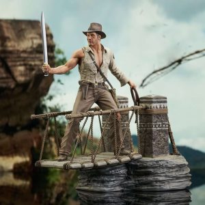 Indiana Jones and the Temple of Doom Indiana Jones (Rope Bridge Standoff) Deluxe Gallery Diorama