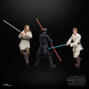 Obi-Wan Kenobi, Darth Maul, Qui-Gon Jinn The Black Series Star Wars: The Phantom Menace