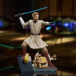 Star Wars: The Clone Wars General Obi-Wan Kenobi Deluxe Gallery Statue