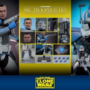 Star Wars: The Clone Wars ARC Trooper Echo 1/6th Scale Collectible Figure