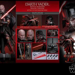 Darth Vader (Battle Damaged) Deluxe Version 1/6th Scale Collectible Figure