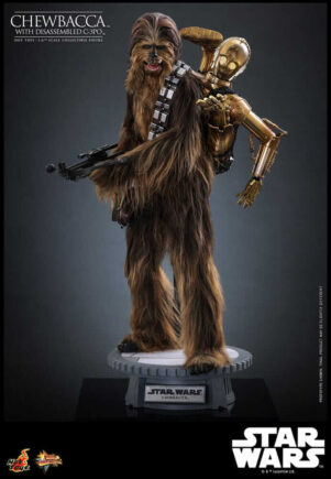 Chewbacca with Disassembled C-3PO Star Wars Episode V Movie Masterpiece 1/6th Scale Collectible Figure