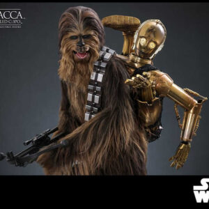 Chewbacca with Disassembled C-3PO Star Wars Episode V Movie Masterpiece 1/6th Scale Collectible Figure