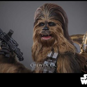 Chewbacca with Disassembled C-3PO Star Wars Episode V Movie Masterpiece 1/6th Scale Collectible Figure