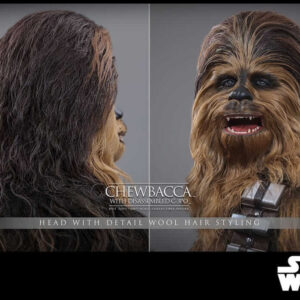 Chewbacca with Disassembled C-3PO Star Wars Episode V Movie Masterpiece 1/6th Scale Collectible Figure