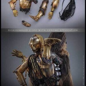 Chewbacca with Disassembled C-3PO Star Wars Episode V Movie Masterpiece 1/6th Scale Collectible Figure