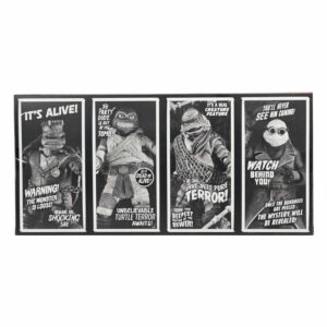 Ultimate Mutant Monster Pack Black & White Universal Monsters X Teenage Mutant Ninja Turtles