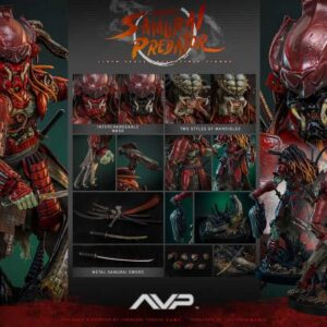 Akaoni Samurai Predator Alien vs. Predator Artist Collection 1/6th Scale Collectible Figure