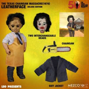 Leatherface Deluxe Edition 50Th Anniversary The Texas Chainsaw Massacre 1974 Living Dead Dolls