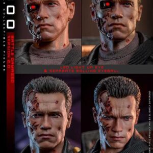 Terminator 2: Judgment Day T-800 Battle Damaged Version 2.0 Movie Masterpiece 1/6th Scale Collectible Figure