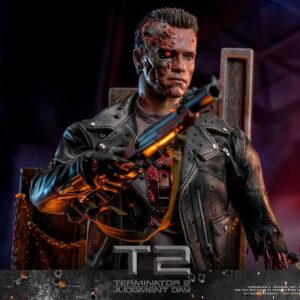 Terminator 2: Judgment Day T-800 Battle Damaged Version 2.0 Movie Masterpiece 1/6th Scale Collectible Figure