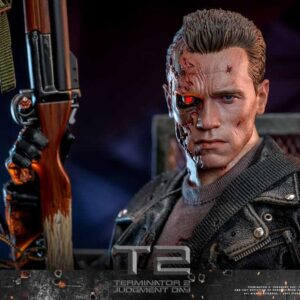 Terminator 2: Judgment Day T-800 Battle Damaged Version 2.0 Movie Masterpiece 1/6th Scale Collectible Figure