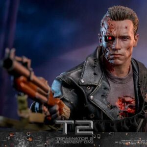 Terminator 2: Judgment Day T-800 Battle Damaged Version 2.0 Movie Masterpiece 1/6th Scale Collectible Figure