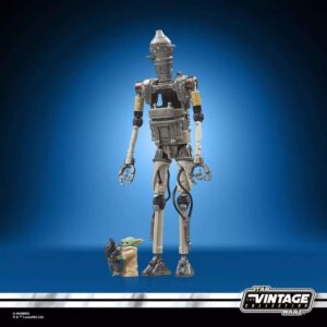 Star Wars The Vintage Collection Star Wars The Mandalorian IG-12, Grogu & Anzellan