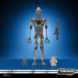 Star Wars The Vintage Collection Star Wars The Mandalorian IG-12, Grogu & Anzellan