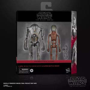 C-3PO (B1 Battle Droid Body) & Super Battle Droid The Black Series Star Wars Epidode II