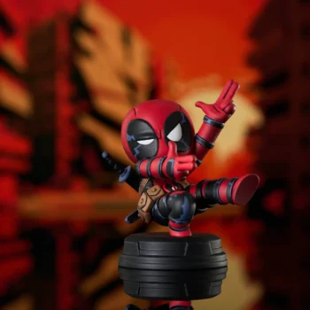 Deadpool (Finger Guns) Marvel Animated-Style Statue