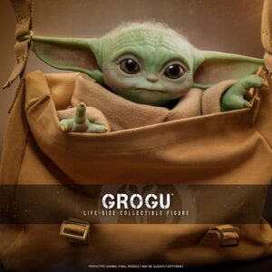 Grogu Star Wars: The mandalorian Movie Masterpiece Life-Size Collectible Figure