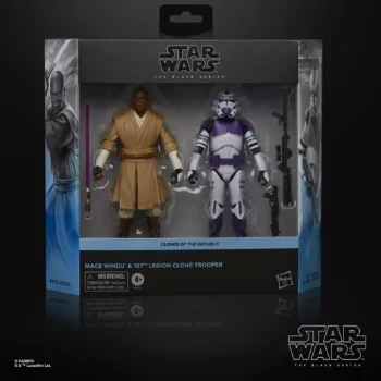 Mace Windu & 187 Legion Clone Trooper The Black Series Clones of the Republic