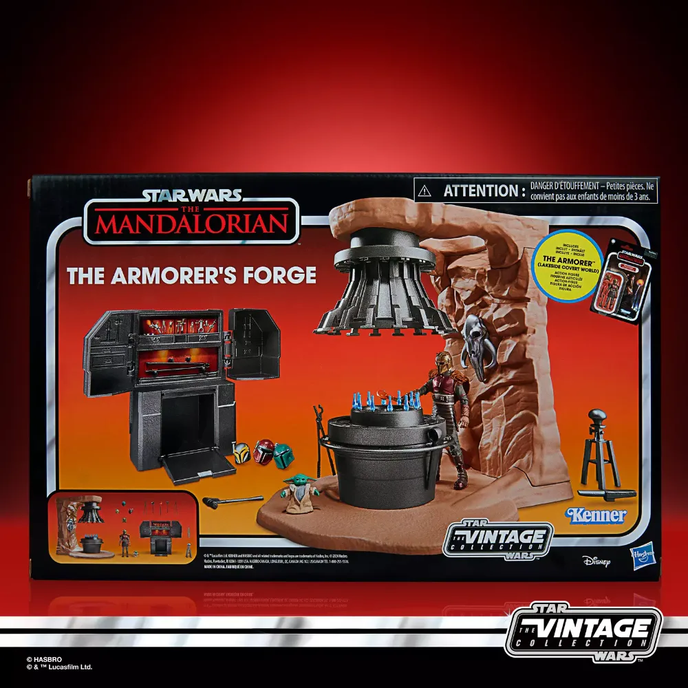 The Armorer’s Forge with The Armorer (Lakeside Covert World) The Vintage Collection Star Wars The Mandalorian