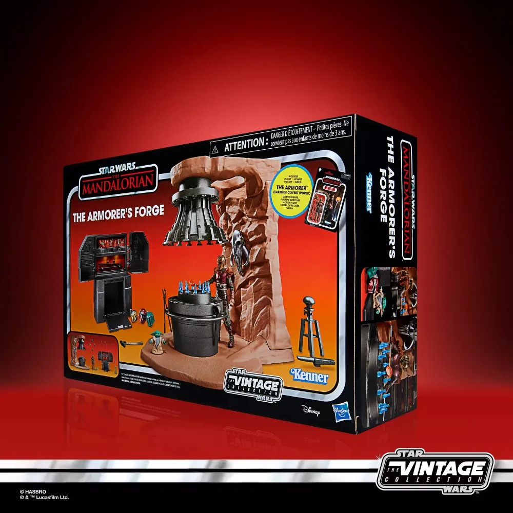 The Armorer’s Forge with The Armorer (Lakeside Covert World) The Vintage Collection Star Wars The Mandalorian