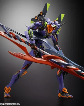 Eva Test Type-01 30th Evangelion with the Spear of Gaius Metal Build