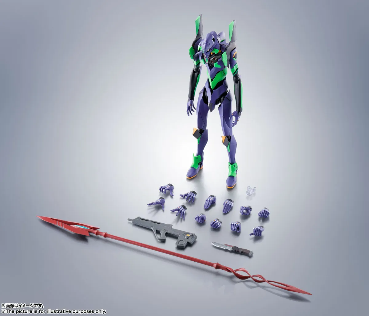 Evangelion Test Type-01 + Spear of Cassius Renewal Color Edition Evangelion: 3.0+1.0 Thrice Upon a Time Robot Spirits (Side Eva)