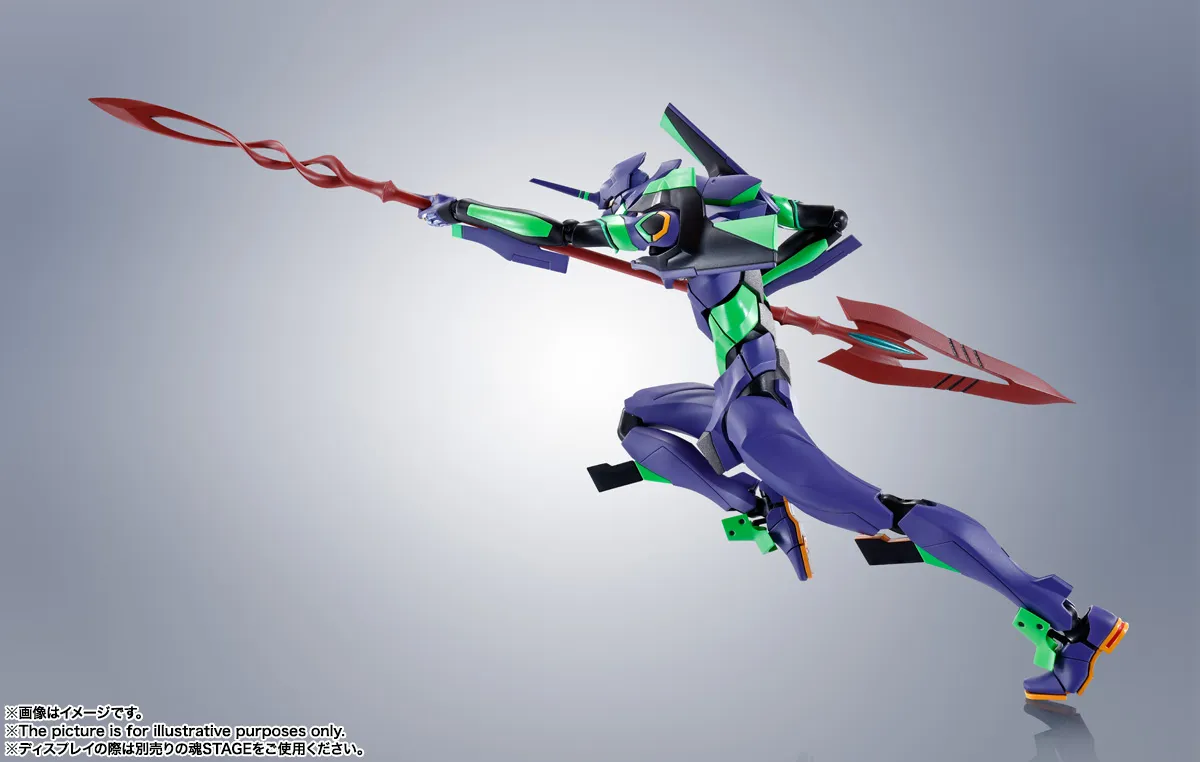 Evangelion Test Type-01 + Spear of Cassius Renewal Color Edition Evangelion: 3.0+1.0 Thrice Upon a Time Robot Spirits (Side Eva)