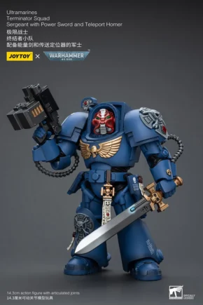 Ultramarines Terminator Squad Sergeant with Power Sword and Teleport Homer Warhammer 40K