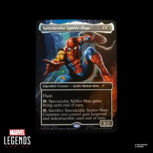 Battle-Damaged Spider-Man Marvel Legends Magic: The Gathering