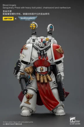 Blood Angels Sanguinary Priest with Heavy Bolt Pistol Chainsword and Narthecium Warhammer 40k