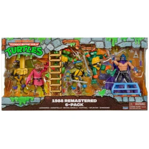 Teenage Mutant Ninja Turtles 1988 Remastered 6 Pack Playmates Toys