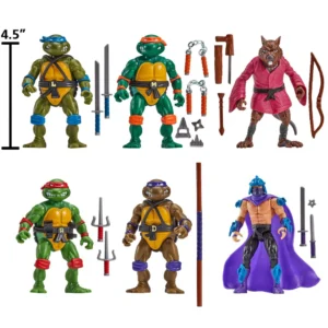Teenage Mutant Ninja Turtles 1988 Remastered 6 Pack Playmates Toys