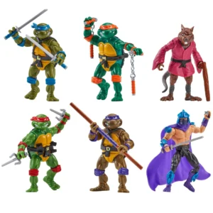 Teenage Mutant Ninja Turtles 1988 Remastered 6 Pack Playmates Toys