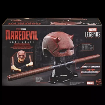 Daredevil Premium Roleplay Mask and Billy Club Replica – Born Again Marvel Legends Series